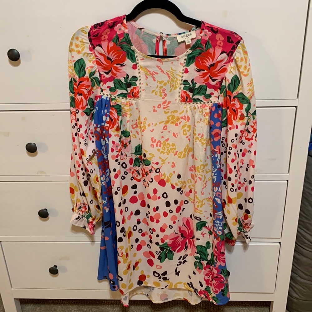 COPY - Beautiful Umgee Colorful dress! Like new!